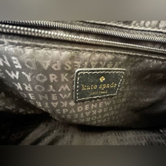 Kate Spade Purse - Totebag - Cream & Black - Y2k Shoulder Purse - Crossbody Bag - Picture 5 of 12